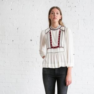 Isabel Marant Cerza Embroidered Blouse